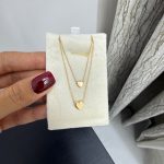 🧚🏻‍♀️️گردنبند قلب آیینه ای